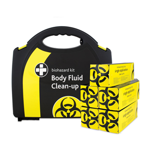 Biohazard Body Fluid Clean Up Kit (5 Pack) by Reliance Medical – Medical Consumables product image