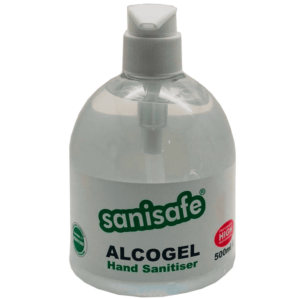 BOX OF 12 (£2.50 each), Sanisafe 70% Alcohol Hand Sanitiser [500ml]