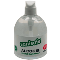 BOX OF 12 (£2.50 each), Sanisafe 70% Alcohol Hand Sanitiser [500ml] by The Medical Warehouse Ltd. – PPE & Infection Con…
