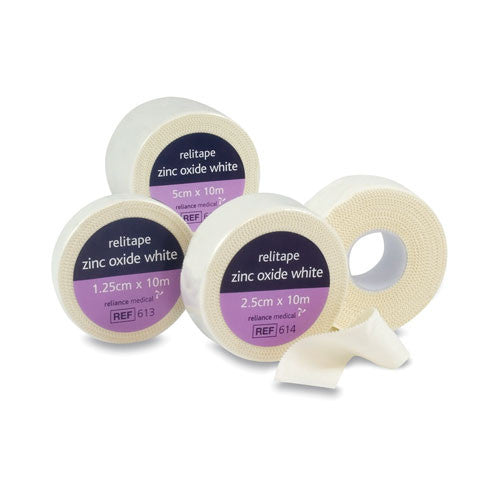 Relitape Zinc Oxide Tape [Single] by Reliance Medical – Medical Consumables product image