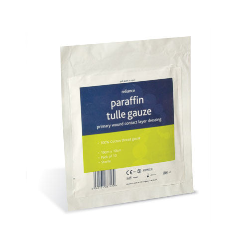 Paraffin Tulle Gauze [Pack of 10]